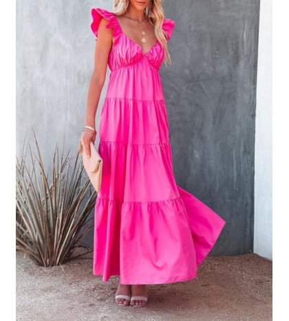 PREORDER - Caprice Tiered Ruffle Maxi Dress